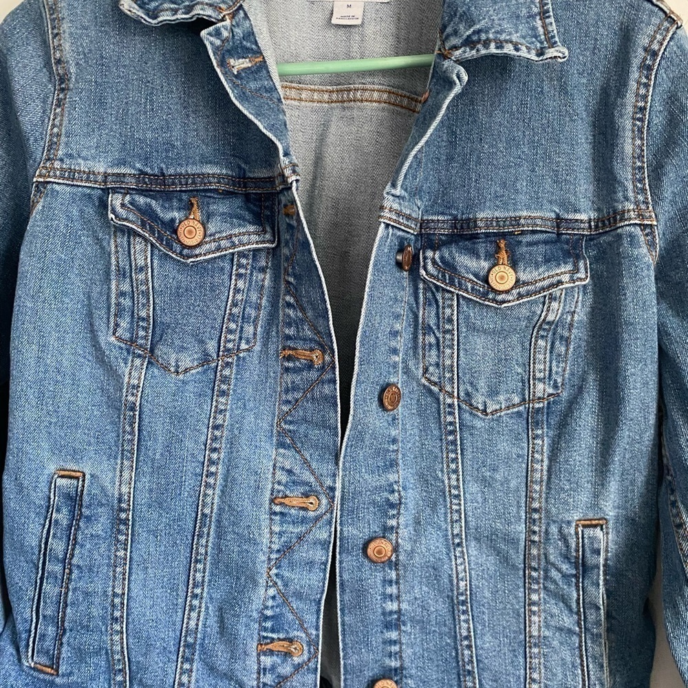 Classic Women Cropped Cowgirlcore Jean Jacket- Medium - Picture 6 of 11